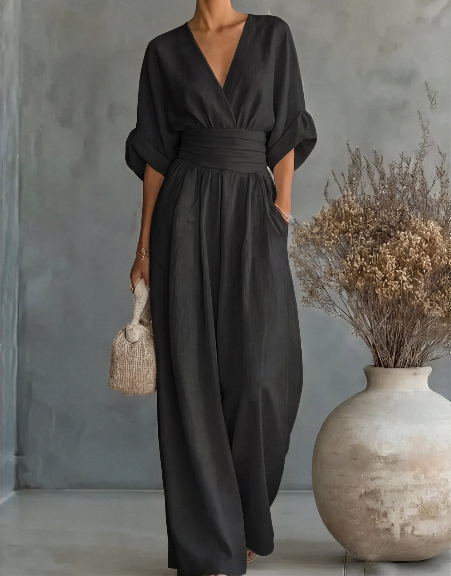 Elisa | Tuta elegante con tagli fluidi