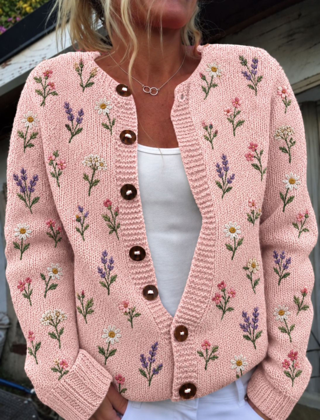Belle Québec | Cardigan à Imprimé Floral