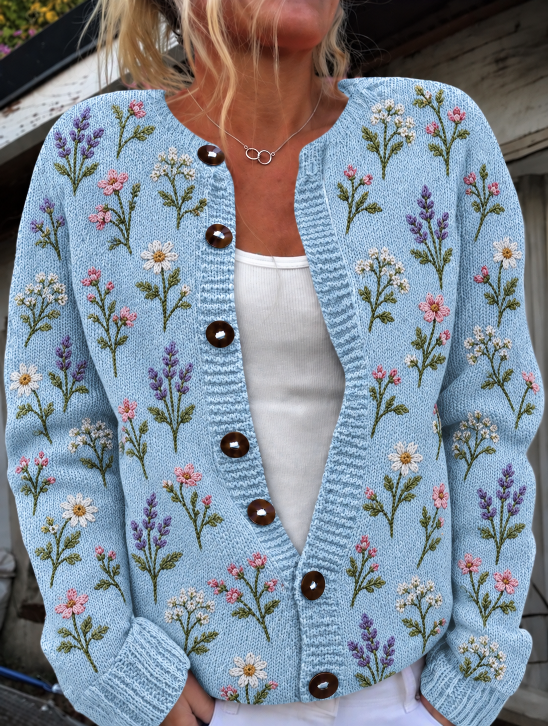 Belle Québec | Cardigan à Imprimé Floral