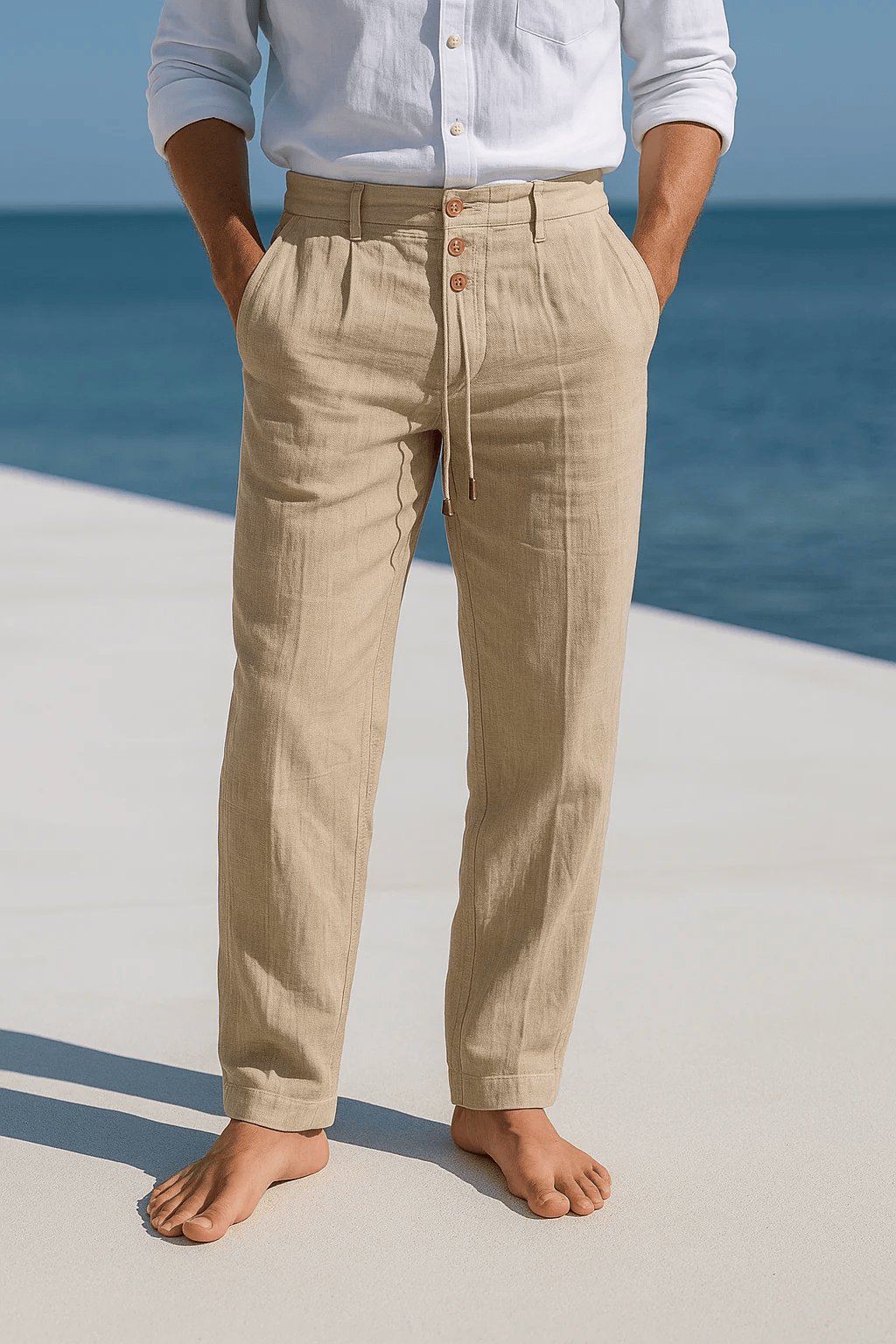 Giulio | Pantaloni in lino da uomo