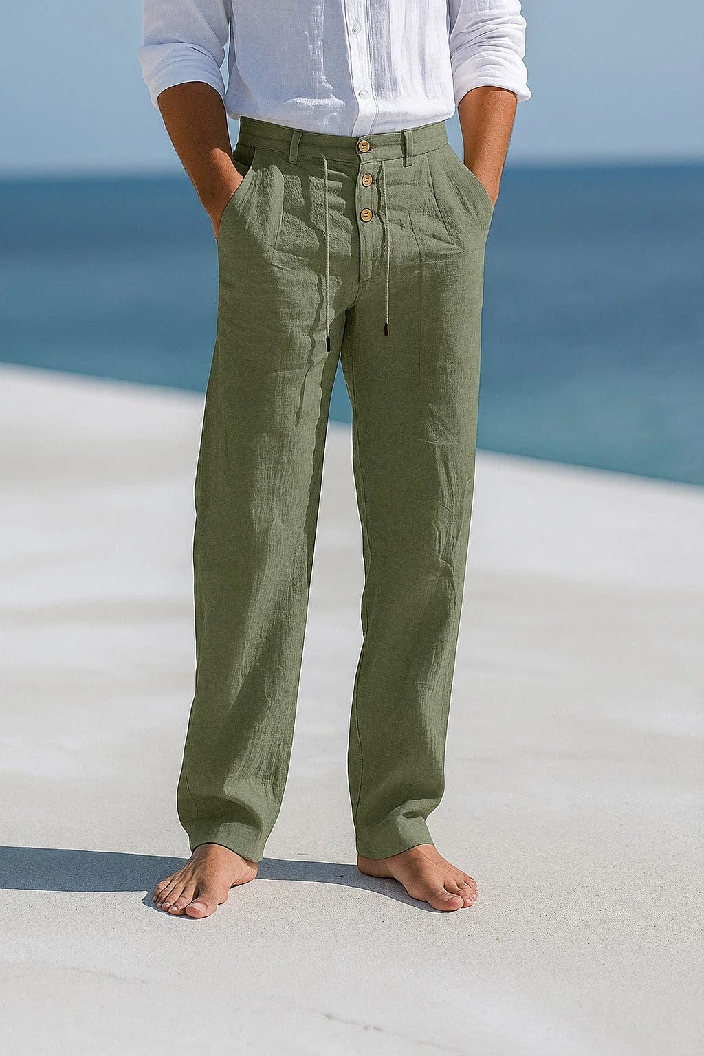 Giulio | Pantaloni in lino da uomo