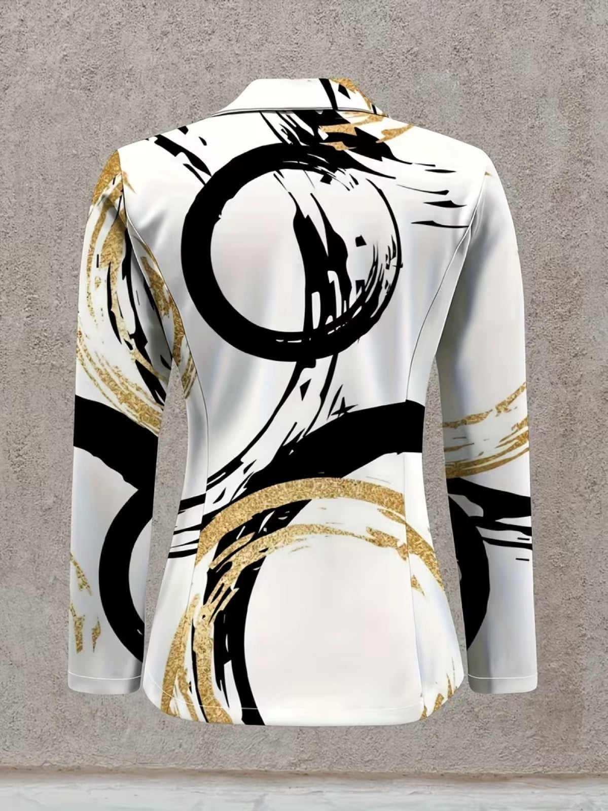 Noemine | Blazer à motif abstrait façon coups de pinceau