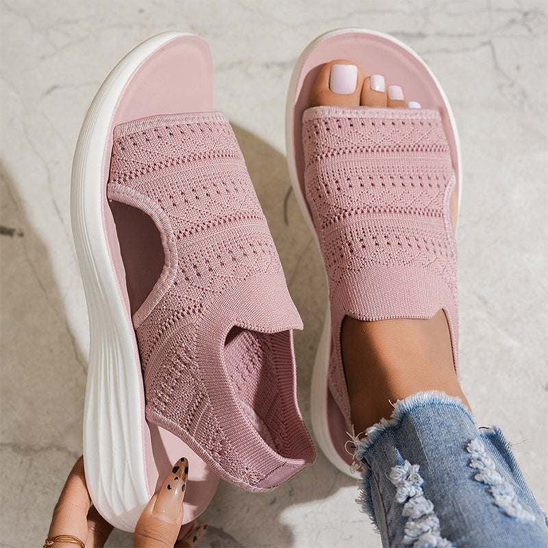 Arianna™ | Sandali con plateau, realizzati in materiale traspirante per donne