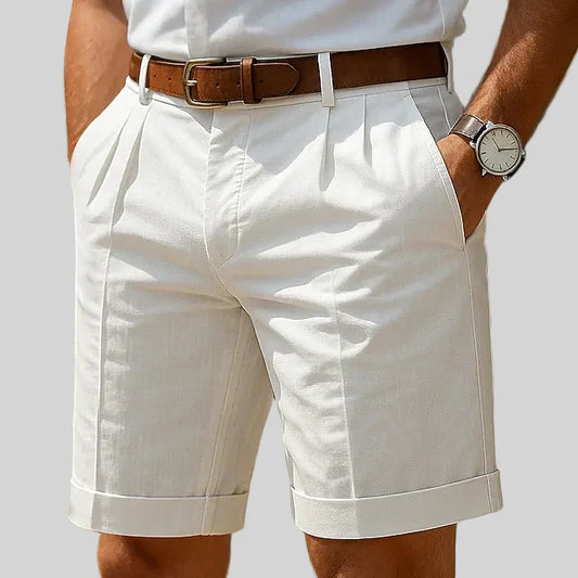 Matteo | Pantaloncini plissettati da uomo su misura